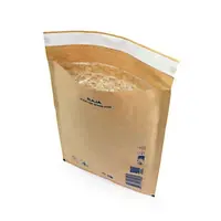 75 x Bublinkové obálky 350x470mm, samolepicí s krycím proužkem, 80% recyklované, hnědé | RAJA