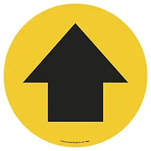 Samolepicí podlahové značení, šipka