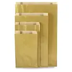 250 x Papírové sáčky, zlaté, 180 x 330 x 60 mm