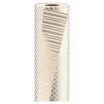 Oboustranný dárkový balicí papír, šířka 70cm, délka 50m, zlatý, motiv pruhy/tečky