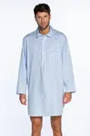Pánská noční košile ALLAN XXL Světle modrá