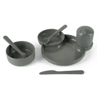 DANTOY tiny Bio jedálenský set Olive 7ks 0m+