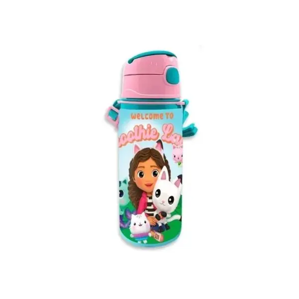 Kids Euroswan Hliníková fľaša Gabby Dollhouse, 600 ml