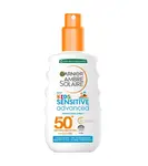 Garnier Ambre Solaire Kids Sensitive Advanced SPF50+ sprej 150 ml