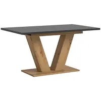 MID.YOU VÝSUVNÝ STŮL, šedá, 150-190/90/76 cm