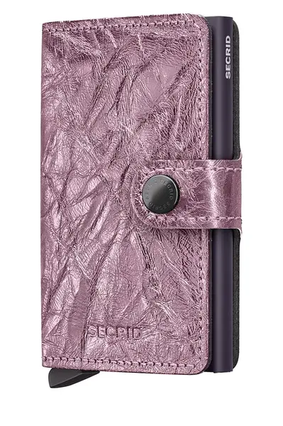 Kožená peněženka Secrid CRUNCH zlatá barva, MCr-Gold