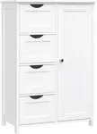 Kúpeľňová komoda LEHAC so zásuvkami, biela