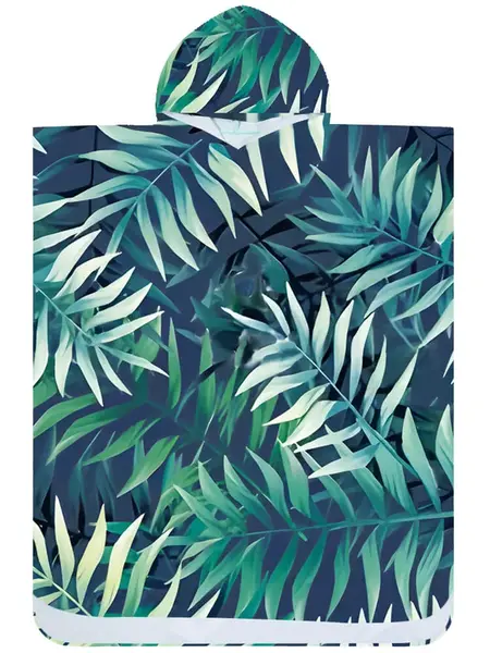 Plážové pončo BORNEO tmavě modré 80x145 cm