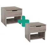 Noční stolky HAVANA (2 ks), dub lanýž