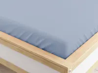 Napínacia plachta z mikrovlákna svetlo modrá 160 x 200 cm