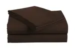 Bavlnená plachta LUX tmavo hnedá 220x240 cm