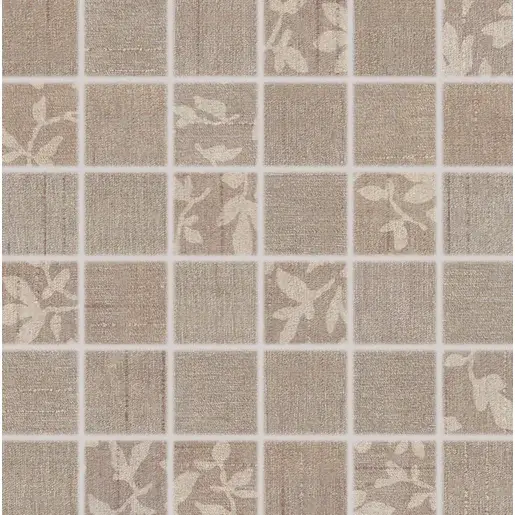 Mozaika Rako Textile hnedá 30x30 cm mat WDM05103.1