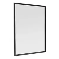 Zrkadlo Naturel Oxo v čiernom ráme, 60x80 cm, ALUZ6080C