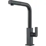 Drezová batéria Franke s vyťahovacou sprškou čierna celonerez 115.0550.442