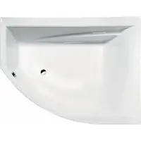 Polysan Tandem asymetrická vaňa 170x130 cm akrylát pravá 07611