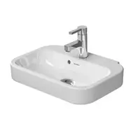 Duravit Happy D.2 umývadielko 50x36 cm otvor pre batériu, s prepadom 0709500000