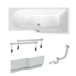 Asymetrická vaňa Laguna Beáta Plus 160x80 cm akrylát pravá SIKOBE1600PAPNP