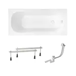 Obdĺžniková vaňa SAT Mika 180x80 cm akrylát ľavá aj pravá SATMIKA1800APN