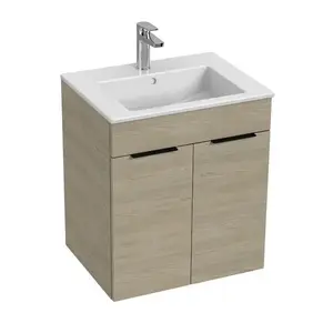 Jika Cube kúpeľňová skrinka s umývadlom 55x43x62,2 cm jaseň H4536111765141