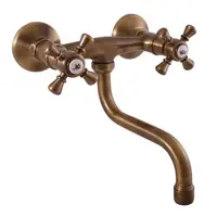 RAV SLEZÁK Morava drezová batéria s otočným ramienkom 150 mm stará mosadz mk301.5/21sm MK301.521SM