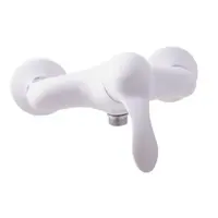 RAV SLEZÁK Labe sprchová batéria 150 mm biela / chróm L081.5BC