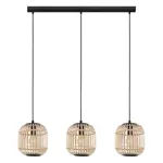 Závesné osvetlenie Eglo BORDESLEY čierna 43217