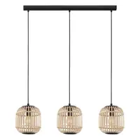 Závesné osvetlenie Eglo BORDESLEY čierna 43217