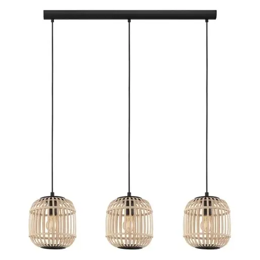 Závesné osvetlenie Eglo BORDESLEY čierna 43217