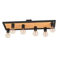 Stropné osvetlenie Eglo CONSETT čierna 43724