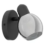 LED bodové osvetlenie Eglo POLLICA čierna 98624