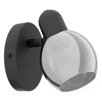 LED bodové osvetlenie Eglo POLLICA čierna 98624