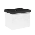 Kúpeľňová skrinka s umývadlom Naturel Savona 58x43x45 cm biela lesk SAVONA60BIU1B