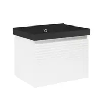 Kúpeľňová skrinka s umývadlom Naturel Savona 58x43x45 cm biela lesk SAVONA60BIU1B