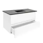 Kúpeľňová skrinka s umývadlom SAT B-Way 99x50x45 cm biela lesk BWAY2100WU4B