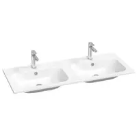 Ravak Chrome Slim dvojumývadlo 120x49 cm dva otvory pre batériu XJG01112001