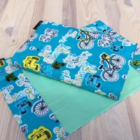 Obal na knihu - Bike tyrkysový (M-Light)