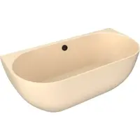 Polysan Pagoda voľne stojaca vaňa 170x85 cm liaty mramor ľavá aj pravá béžová béžová 72976.81