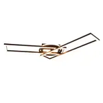 LED stropné osvetlenie Reality Twister čierna R67183132