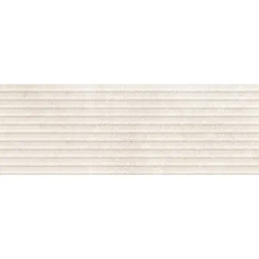 Obklad Ragno Travertino bianco 3D cross cut 40x120 cm reliéfna RCUM