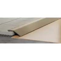 Lišta prechodová Havos champagne, hliník elox, dĺžka 90 cm, výška hrany 14 mm, LPZ4ALECH90