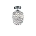 Stropné osvetlenie Reality Petty chróm R60451006