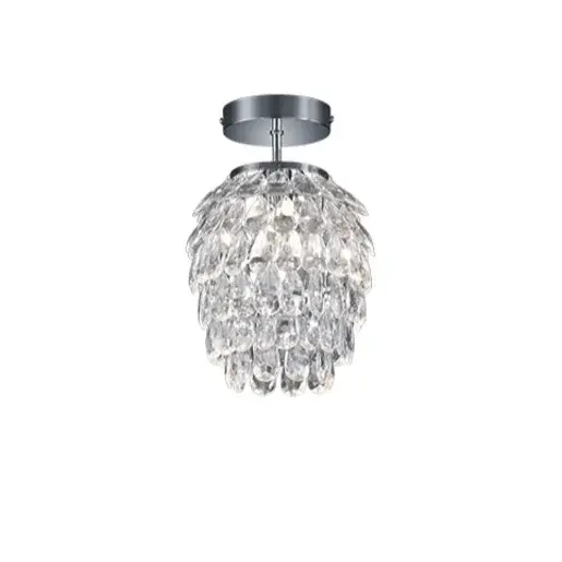 Stropné osvetlenie Reality Petty chróm R60451006