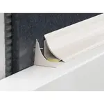 Lišta vaňová "oblá" Profil-EU biela, PVC, dĺžka 185 cm, LVL