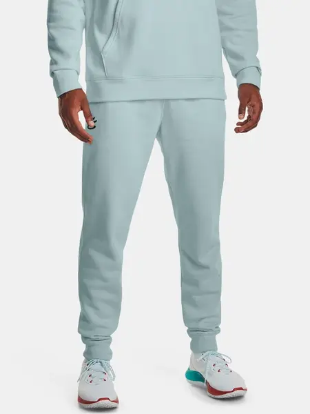 Svetlomodré pánske tepláky Under Armour Curry Fleece Sweatpants