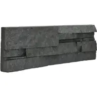 Obklad Vaspo Kameň lámaný tmavo sivá 10,7x36 cm reliéfna V53006