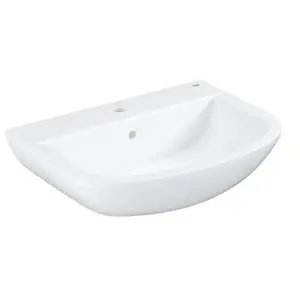 Grohe Bau Ceramic umývadlo 64,6x46,8 cm alpská biela otvor pre batériu uprostred 39420000 G39420000
