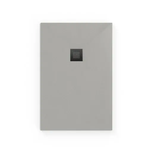 Sprchová vanička obdĺžniková SAT Alek 120x90 cm liaty mramor šedá SATALEK12090S