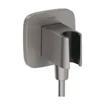 Hansgrohe FixFit Q podomietkový vývod so spätným ventilom kartáčovaný čierny chróm 26887340