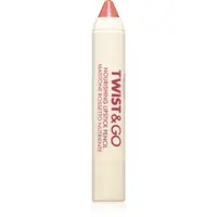 puroBIO Cosmetics Twist&Go vyživující rtěnka v tužce odstín Peach nude 2.9 g