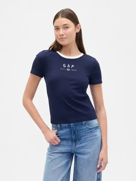 GAP Crop T-shirt with logo - Women's